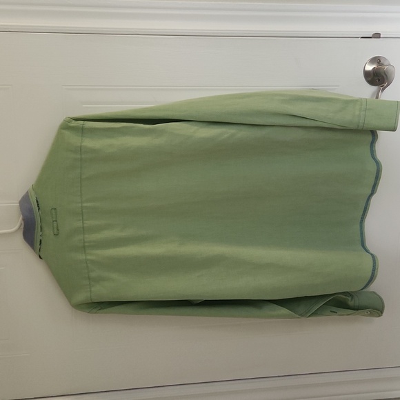 Georg Roth Los Angeles green button down shirt, size medium - Picture 3 of 12